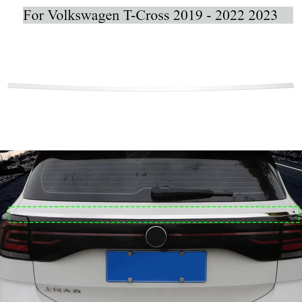 For VW T-Cross T Cross 2019 - 2022 2023 Rear Trunk Tailgate Lid Strip Tail Light Lamp Eyebrow Cover Trim Stainless Steel Acc.
For VW T-Cross T Cross 2019 - 2022 2023 Rear Trunk Tailgate Lid Strip Tail Light Lamp Eyebrow Cover Trim Stainless Steel Acc.