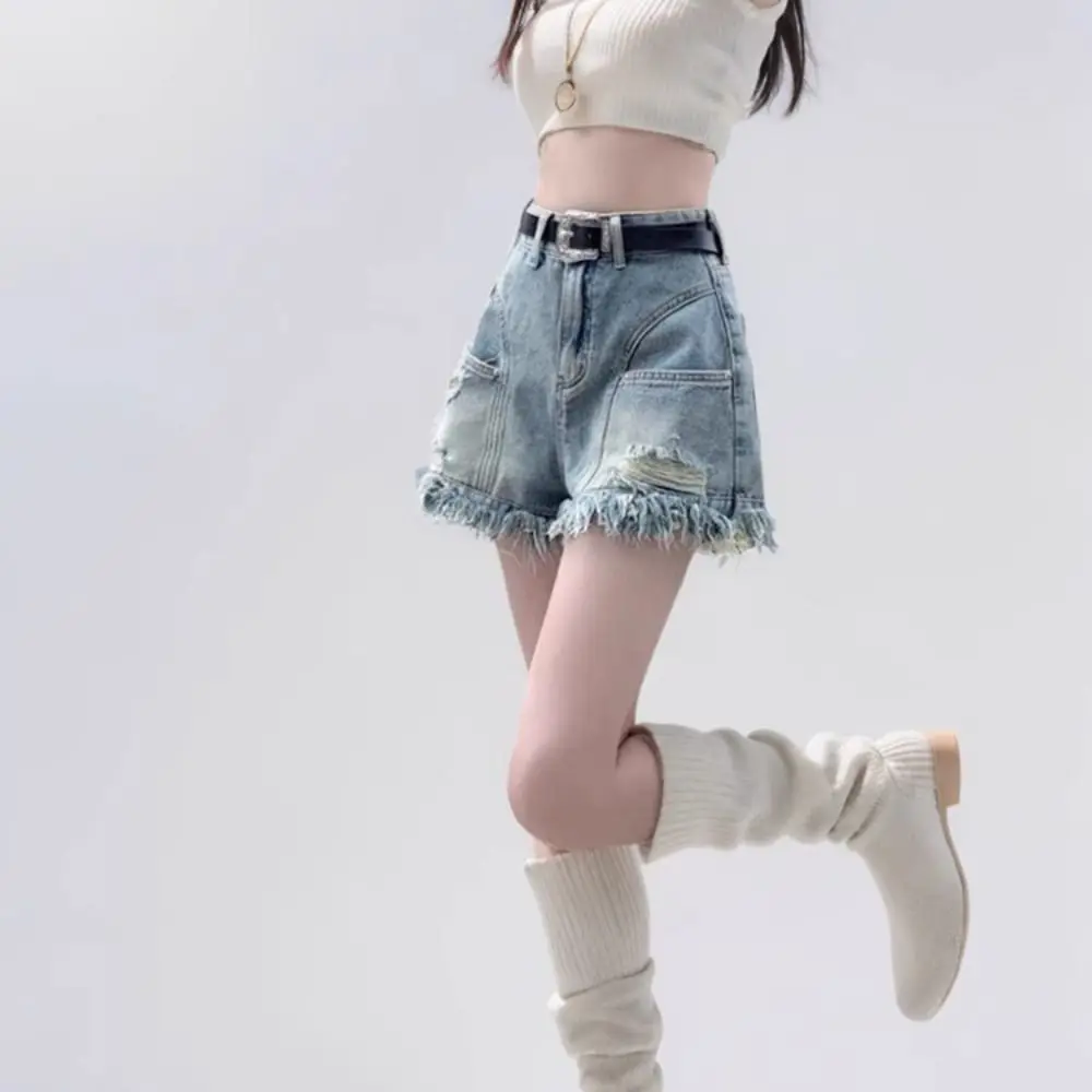 Cool Summer Denim Shorts A Line Tassel Mini Cowboy Shorts High Waist Y2k Spicy Girl Jeans Shorts Party
Cool Summer Denim Shorts A Line Tassel Mini Cowboy Shorts High Waist Y2k Spicy Girl Jeans Shorts Party