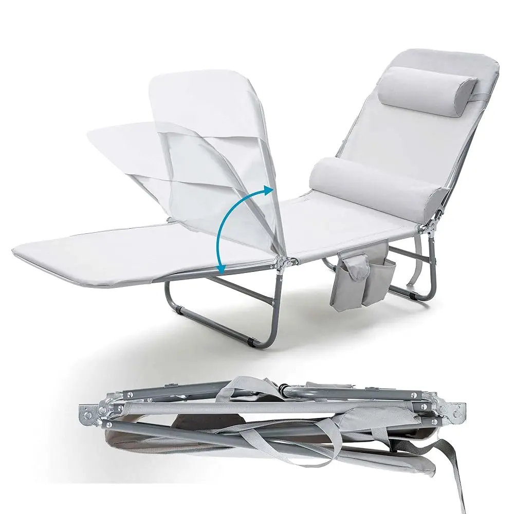 Nixscalino Lounge Chair | Adjustable Recliner With Foldable Leg Part | Lightweight Aluminum Frame | Ergonomic Cushioning | Cot
Nixscalino Lounge Chair | Adjustable Recliner With Foldable Leg Part | Lightweight Aluminum Frame | Ergonomic Cushioning | Cot