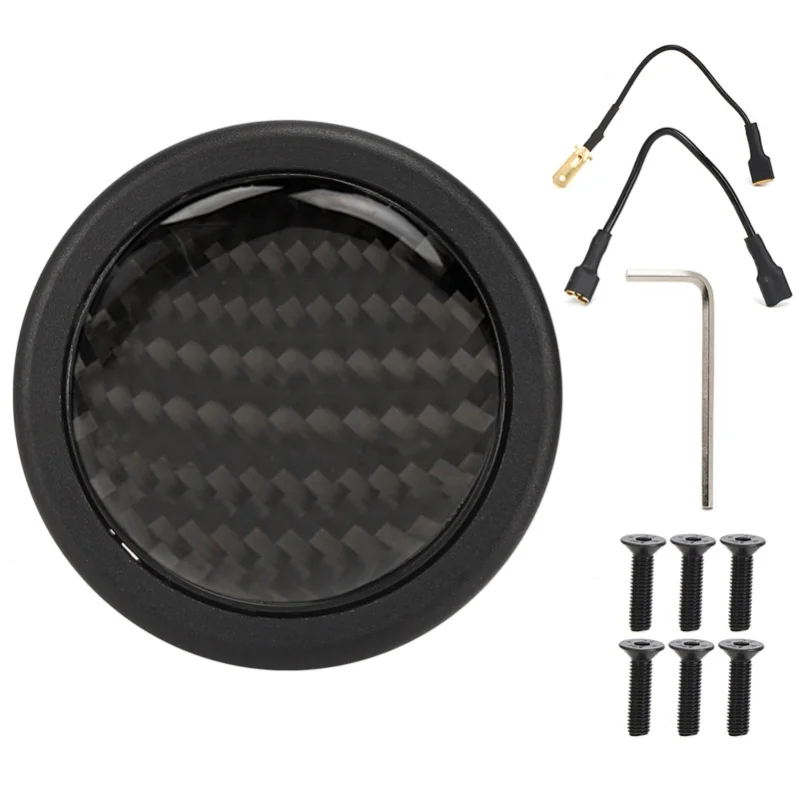 Carbon Fiber Horn Push Button Kit For 6 Bolts Steering Wheel Auto Car Modified Parts
Carbon Fiber Horn Push Button Kit For 6 Bolts Steering Wheel Auto Car Modified Parts