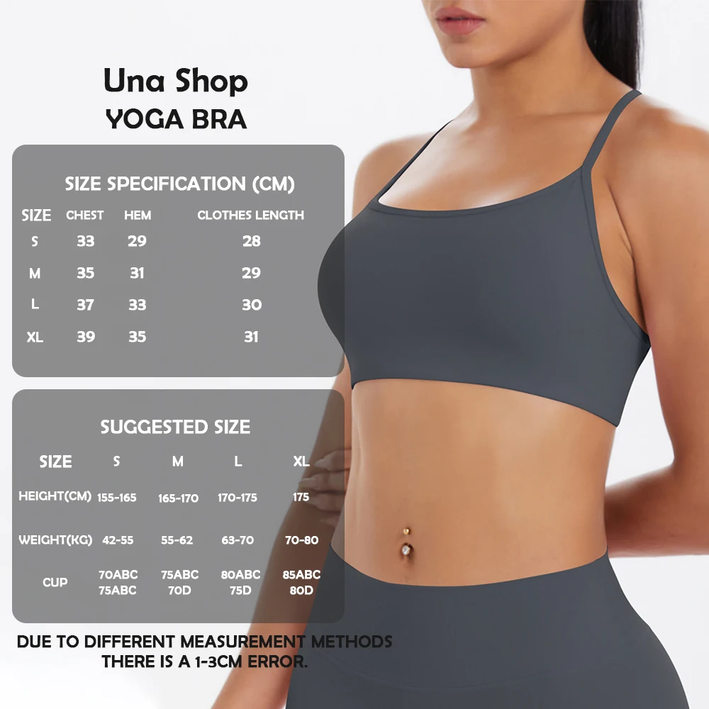 Una-Shop Quick Dry Yoga Bras for Women Crossed Back Sports Tank Top With Push Up Fitness Workout Underwear Sportswear Gym Outfit
Una-Shop Quick Dry Yoga Bras for Women Crossed Back Sports Tank Top With Push Up Fitness Workout Underwear Sportswear Gym Outfit