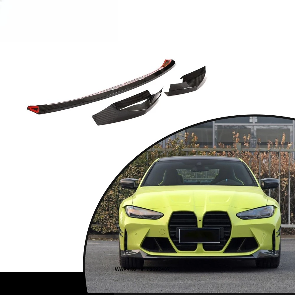 Dry Carbon Fiber G80 M3 G82 M4 Front Bumper Lip forBMW 3 4 Series 2D 4D 2021-2022
Dry Carbon Fiber G80 M3 G82 M4 Front Bumper Lip forBMW 3 4 Series 2D 4D 2021-2022