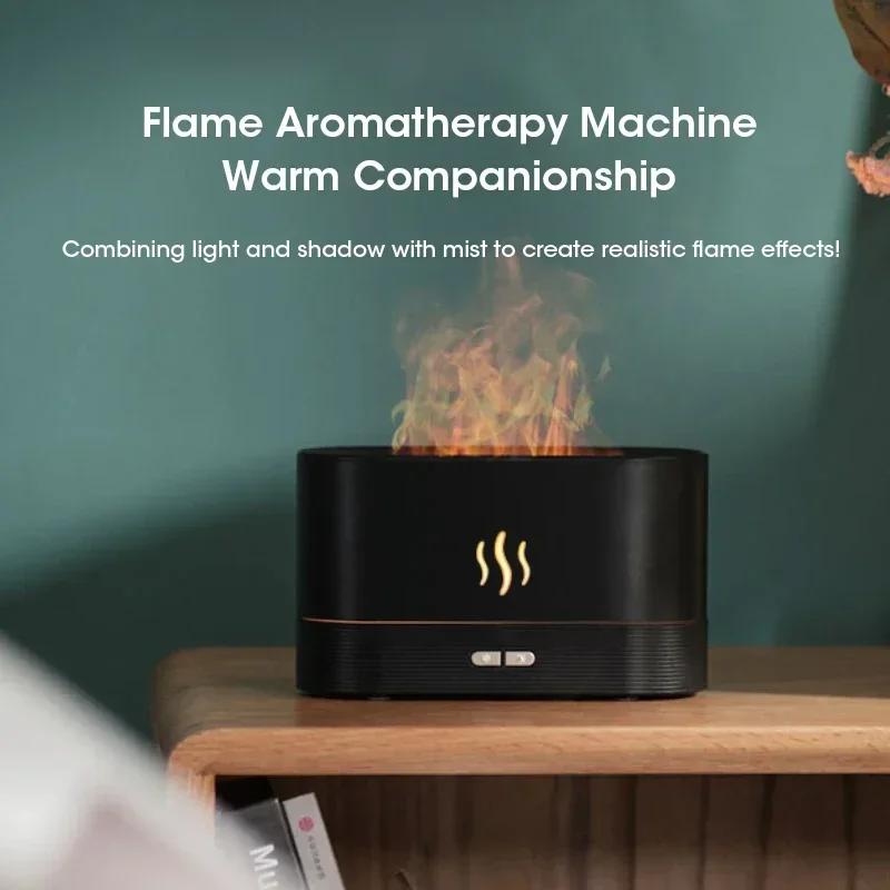 Perfume Humidifier Simulation Flame Aromatherapy Diffuser LED Ultrasonic Air Humidifier Creative Gift Essential Oil Flame Lamp
Perfume Humidifier Simulation Flame Aromatherapy Diffuser LED Ultrasonic Air Humidifier Creative Gift Essential Oil Flame Lamp