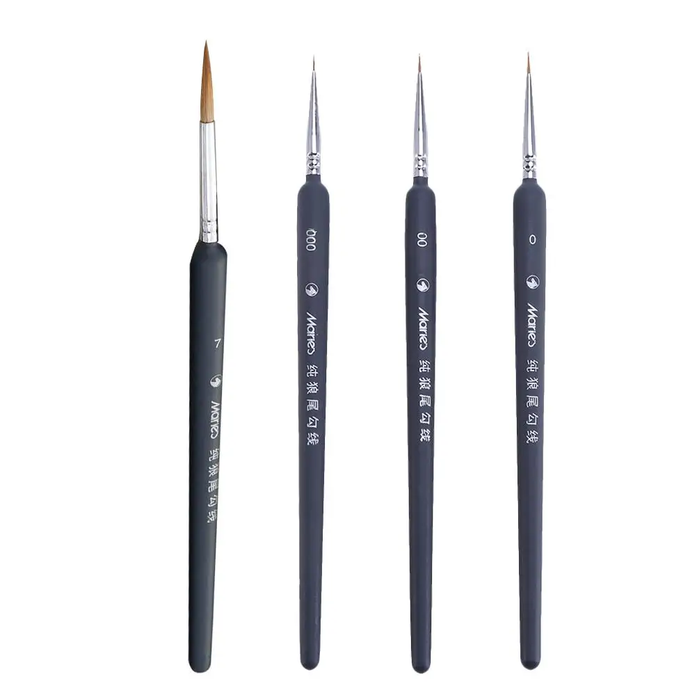 4 Pcs Fine Detailing Paint Brushes Set for Acrylic Watercolor Oil Painting Handled Supplies Miniature Coating
4 Pcs Fine Detailing Paint Brushes Set for Acrylic Watercolor Oil Painting Handled Supplies Miniature Coating