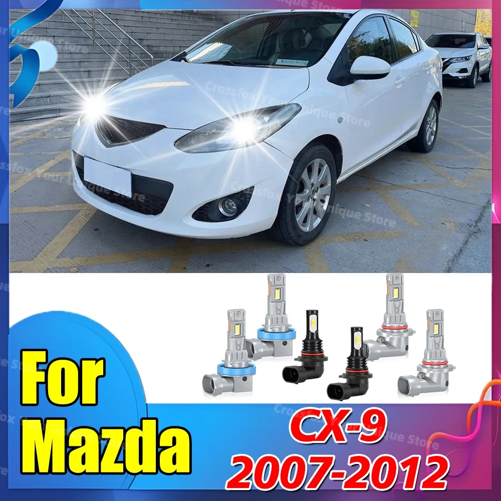 2/6x LED Fog Lights 12V Head Lamps For Mazda CX-9 2007-2012 2008 2009 2010 2011 High Low Beam 30000LM Headlights 6000K Car Bulbs
2/6x LED Fog Lights 12V Head Lamps For Mazda CX-9 2007-2012 2008 2009 2010 2011 High Low Beam 30000LM Headlights 6000K Car Bulbs