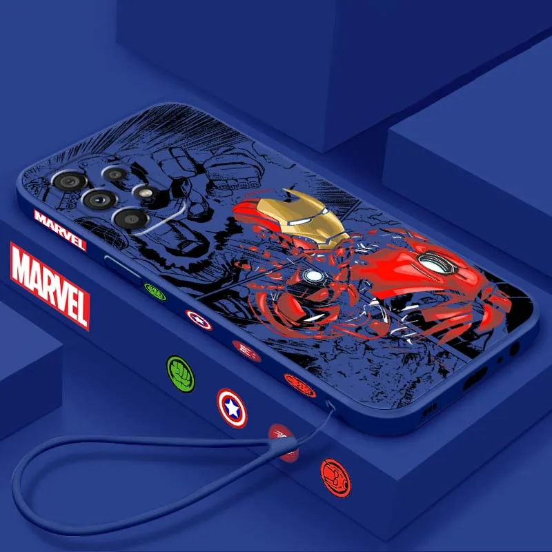 Marvel Iron Man Anime Phone Case For Samsung Note 20 Ultra A04 A05 A13 A15 A14 A12 A22 A23 A25 A42 5G Liquid Left Rope
Marvel Iron Man Anime Phone Case For Samsung Note 20 Ultra A04 A05 A13 A15 A14 A12 A22 A23 A25 A42 5G Liquid Left Rope