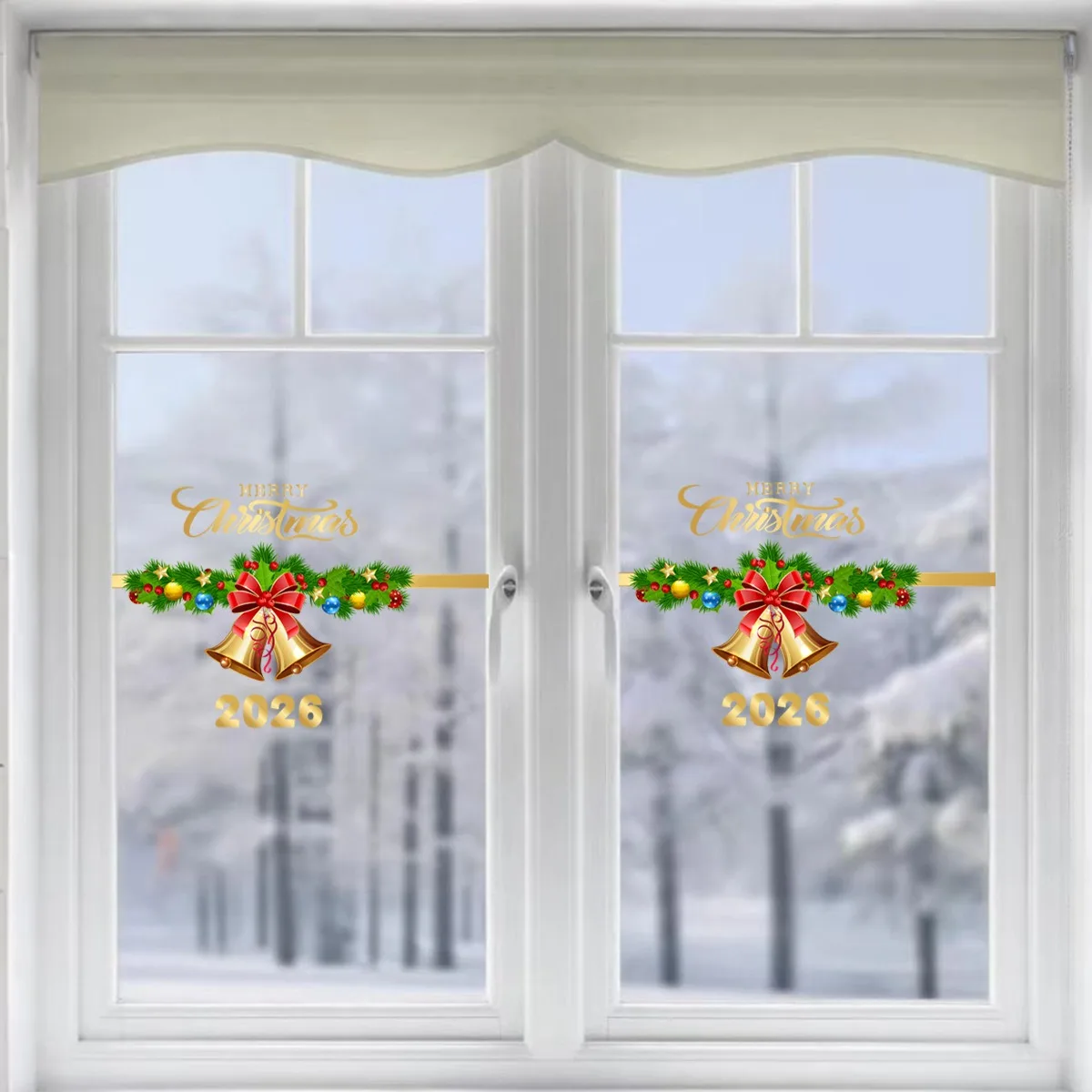 Christmas Bell Snowflake Window Cling Static Sticker No Trace Glass Decoration for Living Room Holiday Party Home Decor
Christmas Bell Snowflake Window Cling Static Sticker No Trace Glass Decoration for Living Room Holiday Party Home Decor
