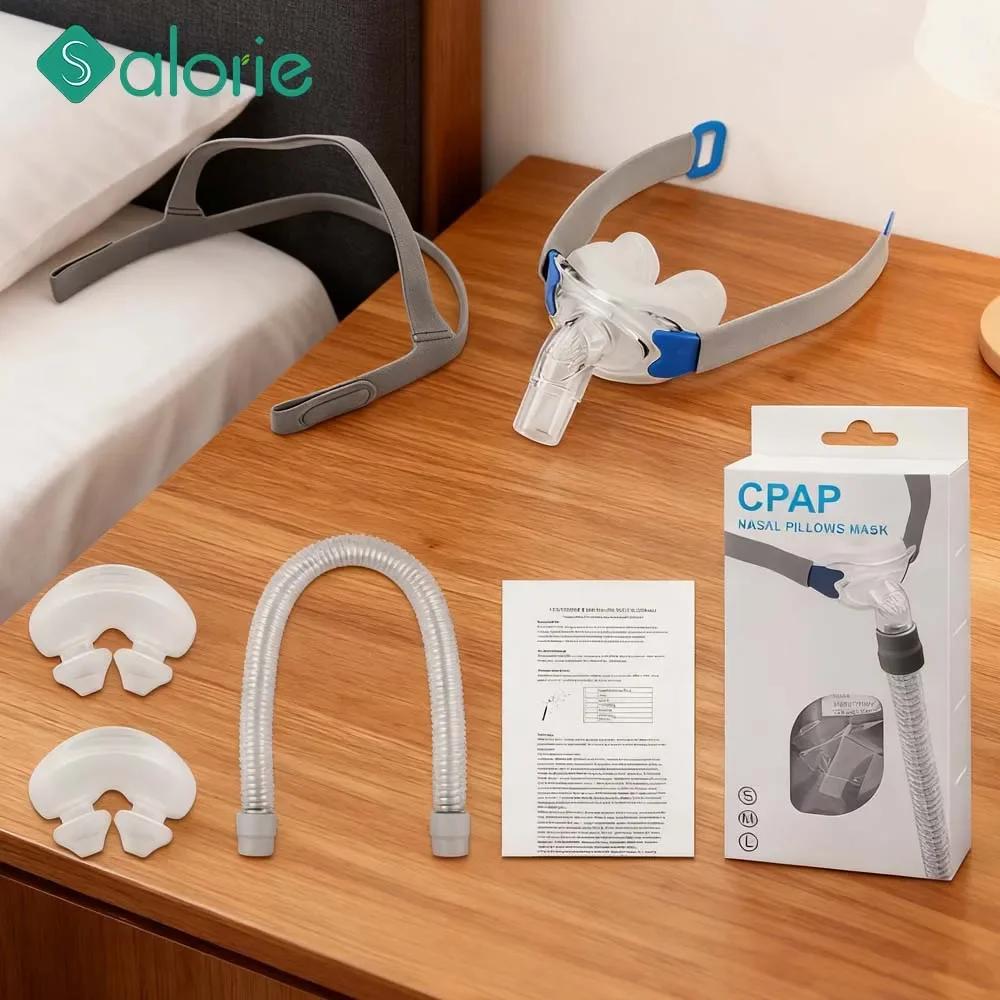 CPAP MASK Full Set: Nasal Mask,Headgear, Soft Tube-Easy To Connect,Leak-Proof Nasal Cushions Nasal Pillows Accessories
CPAP MASK Full Set: Nasal Mask,Headgear, Soft Tube-Easy To Connect,Leak-Proof Nasal Cushions Nasal Pillows Accessories