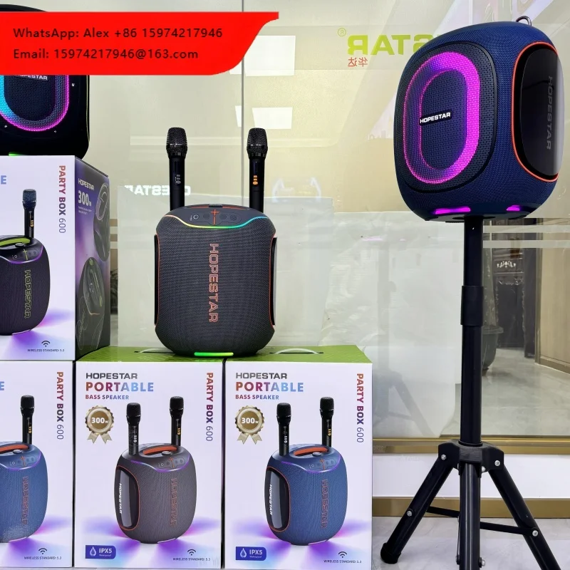 High Quality Portable Waterproof Bluetooth 5.3 Speaker 300W Strong Power Karaoke Audio Player RGB Subwoofer Dual Speakers
High Quality Portable Waterproof Bluetooth 5.3 Speaker 300W Strong Power Karaoke Audio Player RGB Subwoofer Dual Speakers
