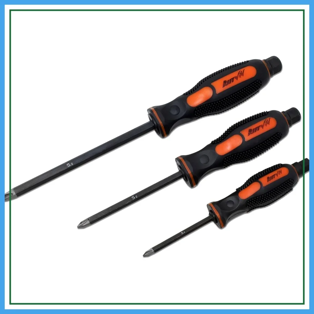 JIS #1 #2 #3 Screwdriver Set, S2 Steel, Metric, 3-Piece
JIS #1 #2 #3 Screwdriver Set, S2 Steel, Metric, 3-Piece