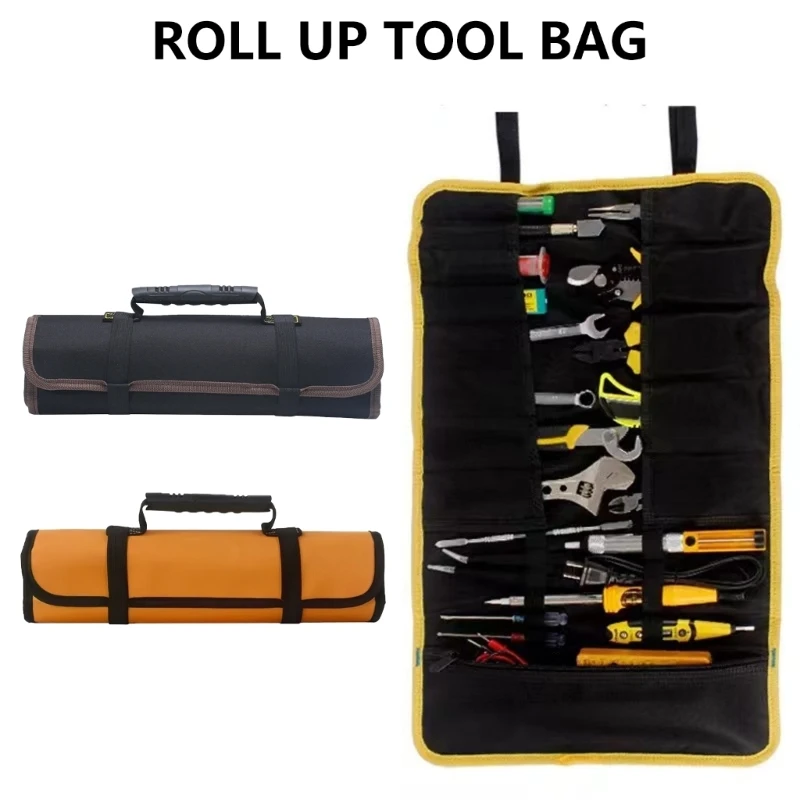 Water Resistant Utility Roll Bag With 18 Pockets Suitable For Tool Organization&Easy Transport Efficient Tool Management D2RD
Water Resistant Utility Roll Bag With 18 Pockets Suitable For Tool Organization&Easy Transport Efficient Tool Management D2RD
