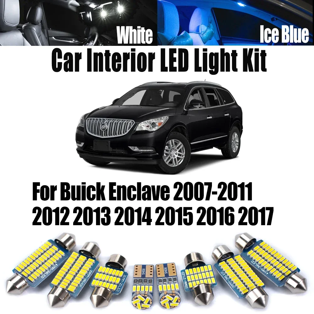 14Pcs Car Reading Dome Bulbs Accessories Canbus LED Lighting Interior Vanity Mirror Light Kit For Buick Enclave 2007- 2016 2017
14Pcs Car Reading Dome Bulbs Accessories Canbus LED Lighting Interior Vanity Mirror Light Kit For Buick Enclave 2007- 2016 2017