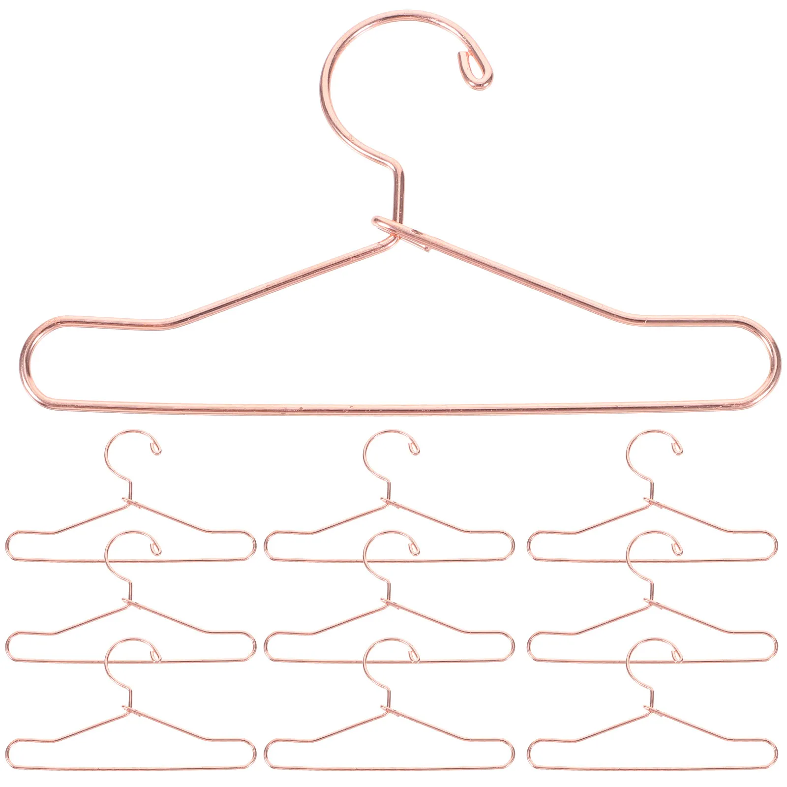 10Pcs Mini Clothes Hangers Metal Stable Miniature Closet Storage Hangers Accessories for Mini House Organization
10Pcs Mini Clothes Hangers Metal Stable Miniature Closet Storage Hangers Accessories for Mini House Organization
