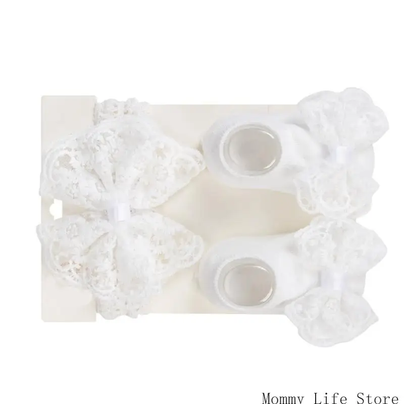 1 Set Baby Headband and Anti Slip Footies Floor Socks with Bowknot Detail for 0 to 12 Month Olds Lovely Design
1 Set Baby Headband and Anti Slip Footies Floor Socks with Bowknot Detail for 0 to 12 Month Olds Lovely Design