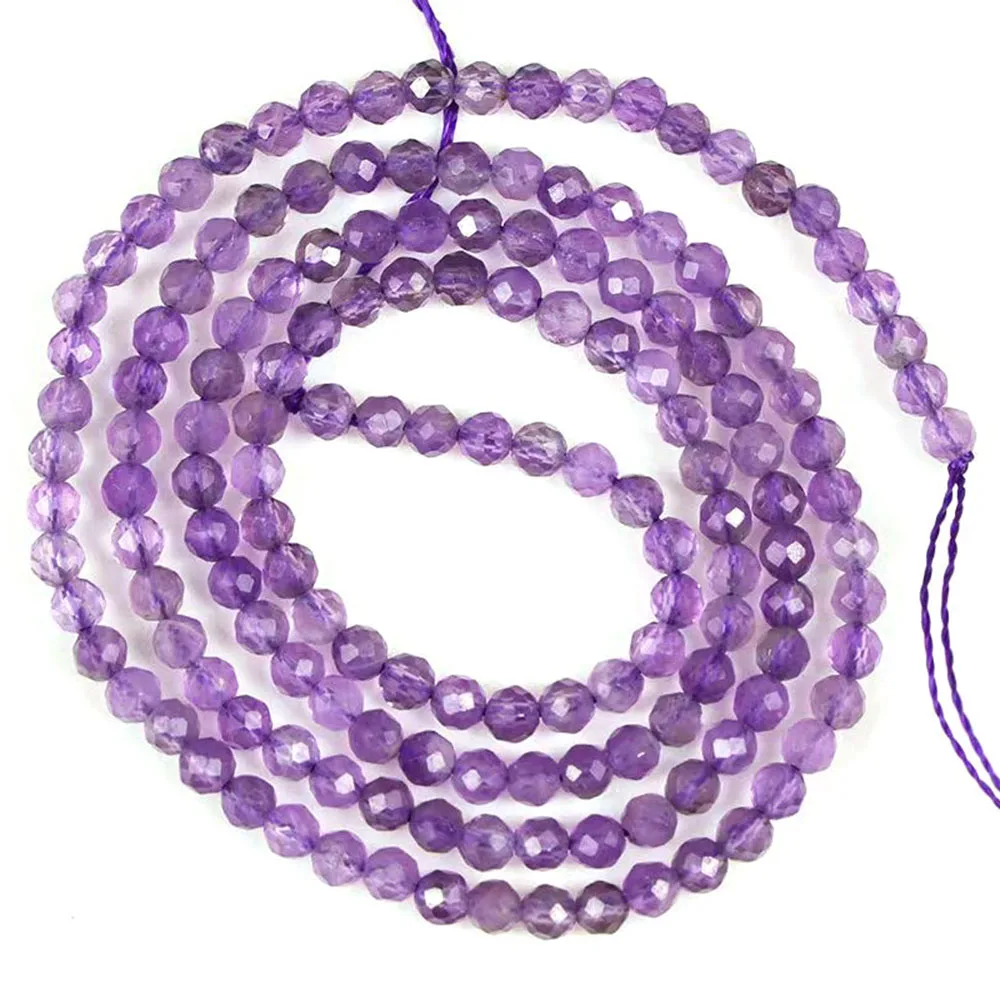 Tiny 2 3 4 MM Natural Faceted Stone Amethyst Loose Beads Quartz Crystal For Jewelry Making DIY Bracelet Necklace Ring Accessries
Tiny 2 3 4 MM Natural Faceted Stone Amethyst Loose Beads Quartz Crystal For Jewelry Making DIY Bracelet Necklace Ring Accessries