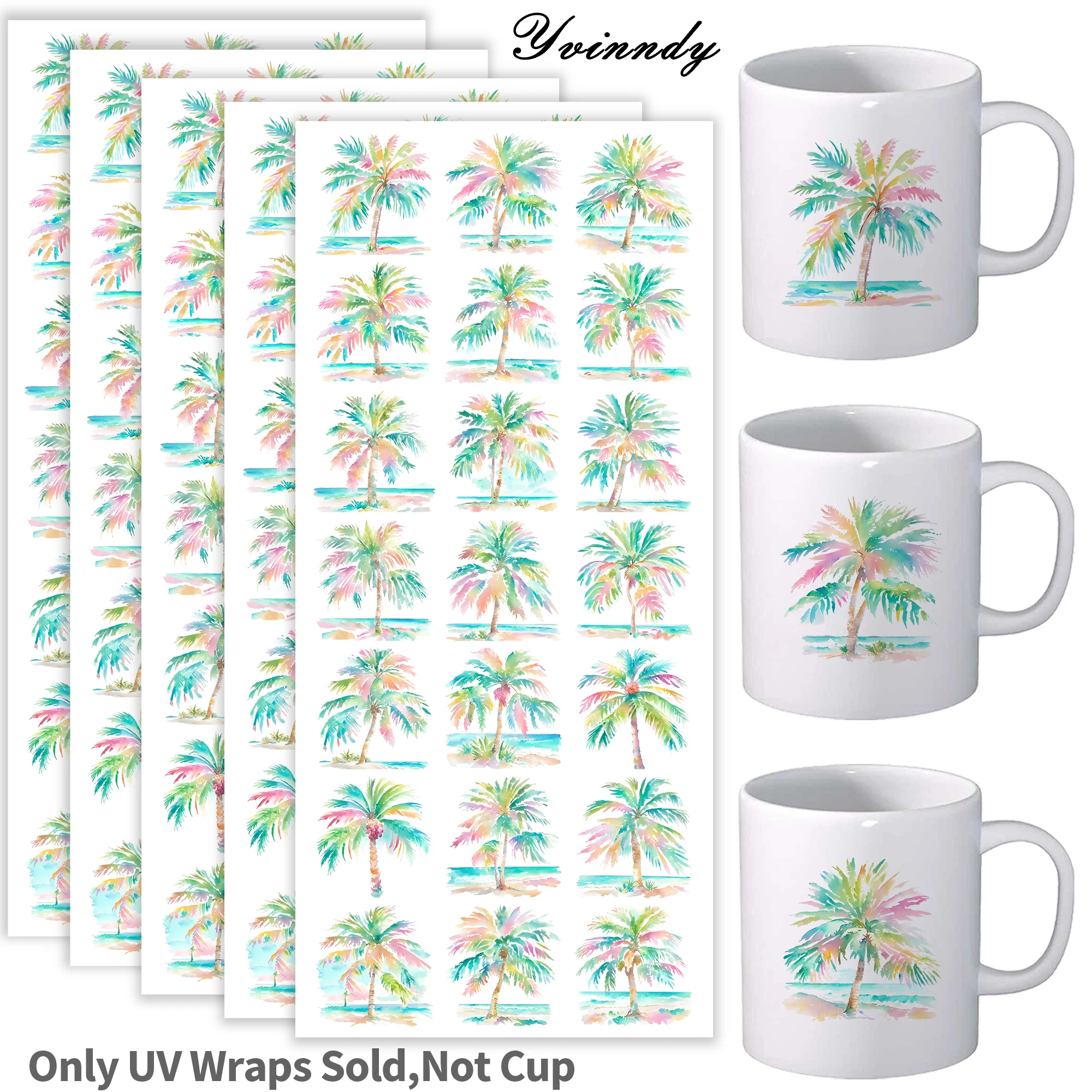 105Pcs/Set Watercolor Beach Palm UV DTF Transfer Sticker DIY Craft Kits with Crystal Label 16oz Glass Jars Wrap Stickers
105Pcs/Set Watercolor Beach Palm UV DTF Transfer Sticker DIY Craft Kits with Crystal Label 16oz Glass Jars Wrap Stickers