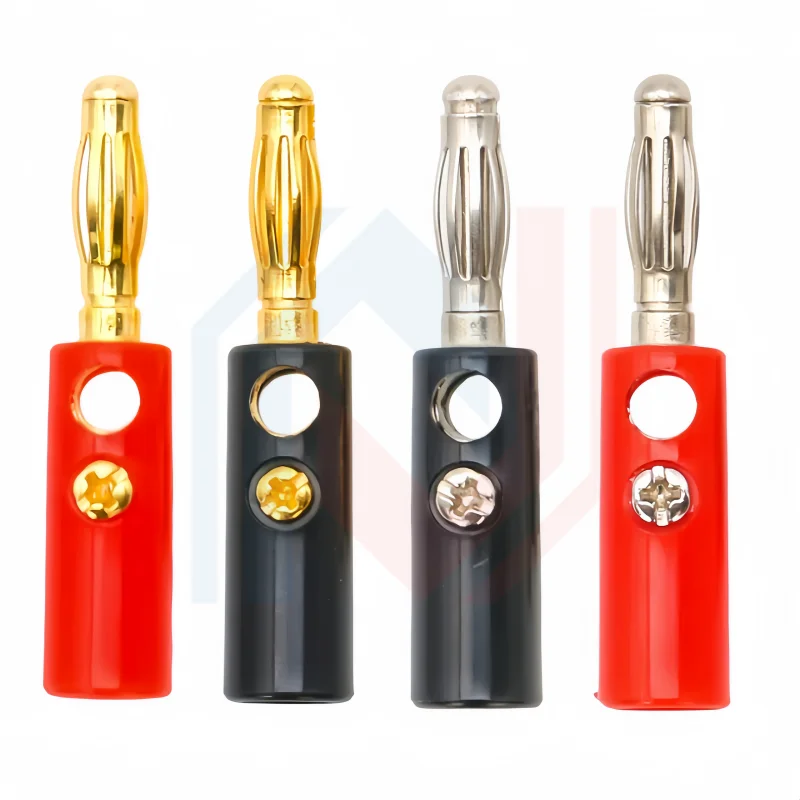 10Pcs/5pairs 4mm Black Red Nickel/Gold Audio Speaker Screw Banana Gold Plate Plug Connector
10Pcs/5pairs 4mm Black Red Nickel/Gold Audio Speaker Screw Banana Gold Plate Plug Connector