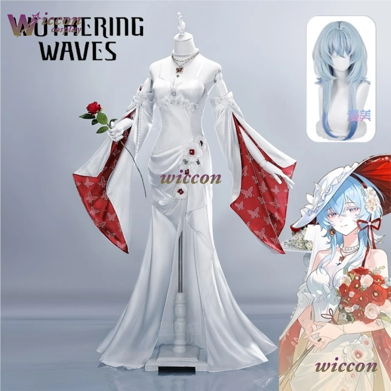 BAI Game Wuthering Waves Wuwa Cosplay The Shorekeeper Cosplay Costume White Dress With Hat Wig Women Halloween Roleplay Clothes
BAI Game Wuthering Waves Wuwa Cosplay The Shorekeeper Cosplay Costume White Dress With Hat Wig Women Halloween Roleplay Clothes