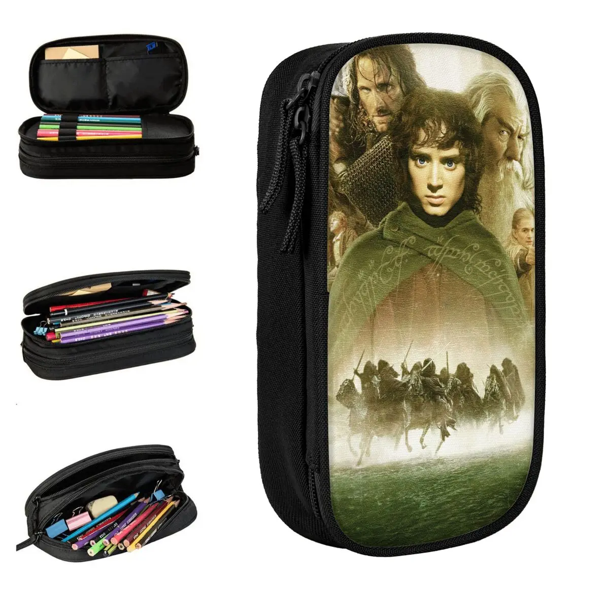 L-Lords Of The R-Rings Pencil Cases Pencil Pouch Pen Box for Girl Boy Big Capacity Bag Office Zipper Stationery
L-Lords Of The R-Rings Pencil Cases Pencil Pouch Pen Box for Girl Boy Big Capacity Bag Office Zipper Stationery