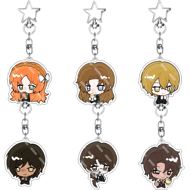 Anime Bungo Stray Dogs Pendant Margaret Mitchell Louisa Alcott Fitzgerald Character Double Charm Star Q Version Acrylic Keychain
Anime Bungo Stray Dogs Pendant Margaret Mitchell Louisa Alcott Fitzgerald Character Double Charm Star Q Version Acrylic Keychain