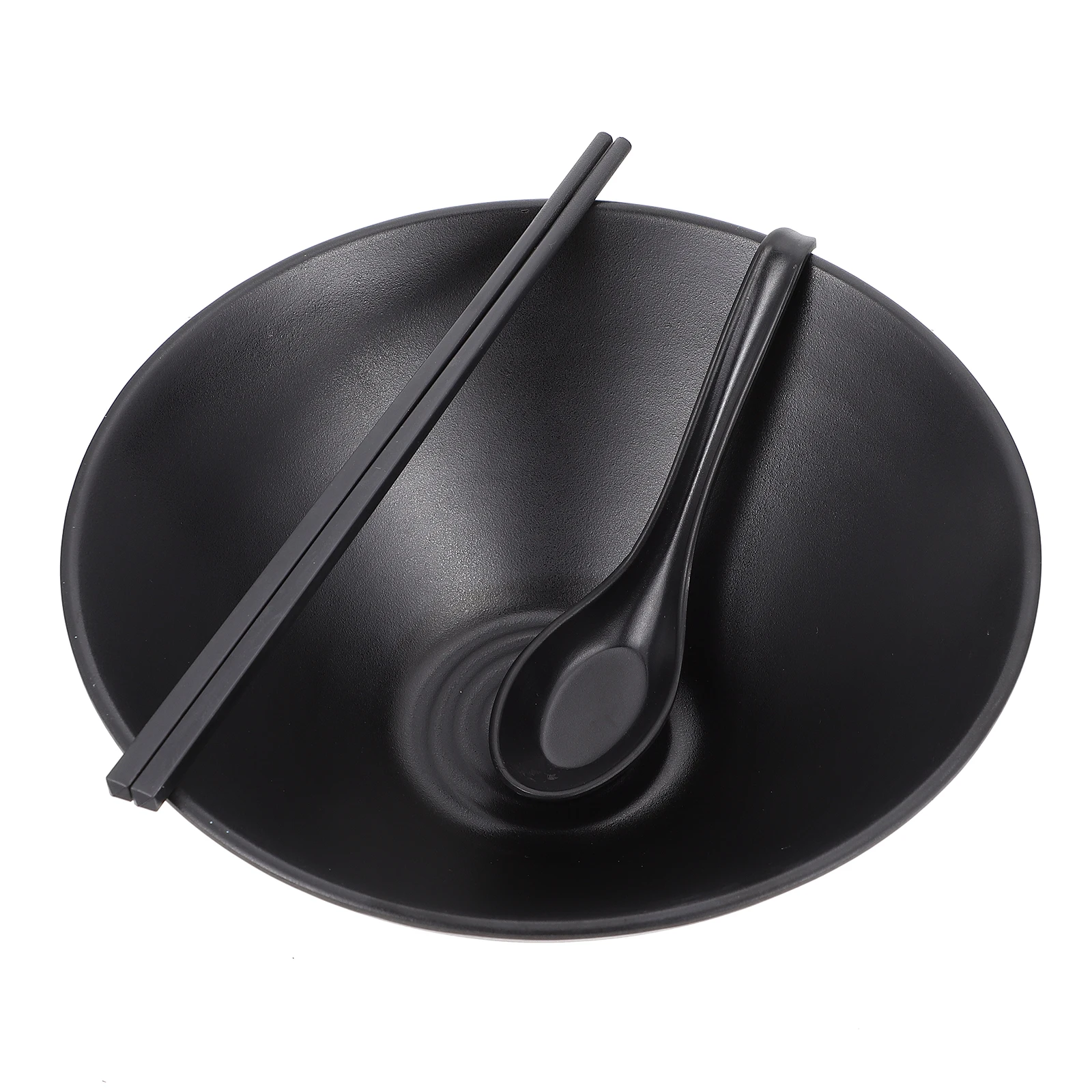 4 set Melamine Noodle Bowls Plastic Soup Bowls Black Color Large Size Ramen Kitchen Barware Set with Chopsticks Spoon Non Slip
4 set Melamine Noodle Bowls Plastic Soup Bowls Black Color Large Size Ramen Kitchen Barware Set with Chopsticks Spoon Non Slip