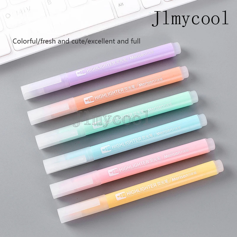 6PCS Macaron Six-color Highlighter, Student Marker Graffiti Pen Fresh Candy-colored Handbook Pen W-885-6 
6PCS Macaron Six-color Highlighter, Student Marker Graffiti Pen Fresh Candy-colored Handbook Pen W-885-6