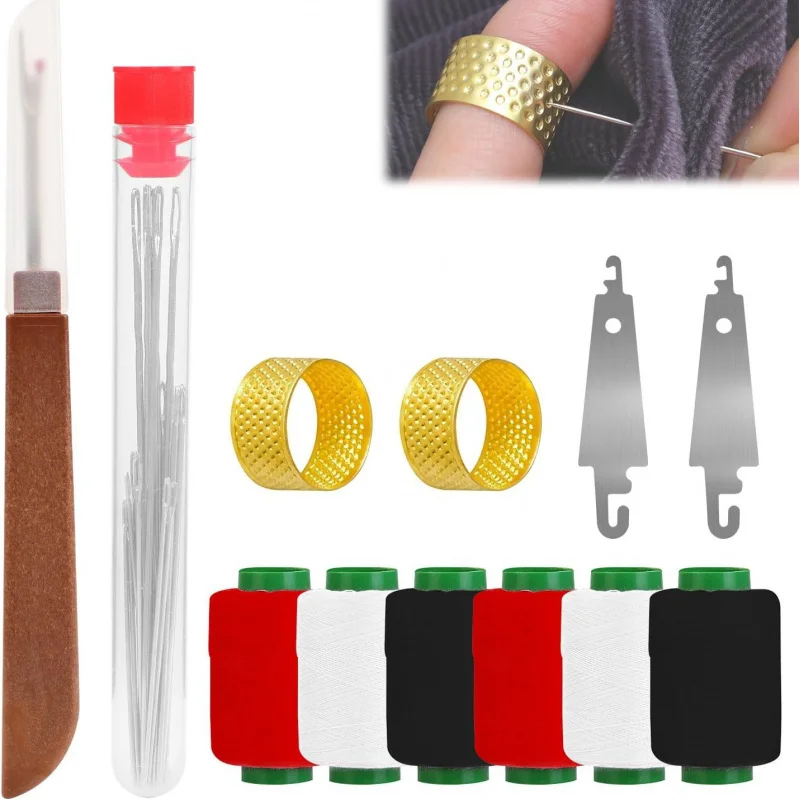 【37Pcs Sewing Set】Complete Sewing Tools with Drawstring Pouch, Portable Needle Thread Kit for Home Travel
【37Pcs Sewing Set】Complete Sewing Tools with Drawstring Pouch, Portable Needle Thread Kit for Home Travel