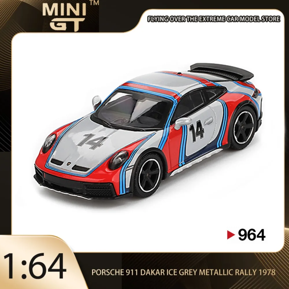 MINIGT 1:64 Rally 1978 Porsche 911 Dakar Ice Grey из металлического сплава Премиум литая под давлением модель автомобиля игрушки Коллекционная деталь дисплея
MINIGT 1:64 Rally 1978 Porsche 911 Dakar Ice Grey из металлического сплава Премиум литая под давлением модель автомобиля игрушки Коллекционная деталь дисплея