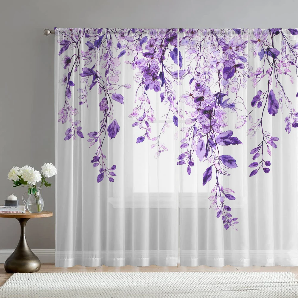 2Pcs Purple Leaf And White Purple Flower Print Home Decoration Window Screens, Suitable For Coffee Shops, Restaurants, Bedrooms
2Pcs Purple Leaf And White Purple Flower Print Home Decoration Window Screens, Suitable For Coffee Shops, Restaurants, Bedrooms