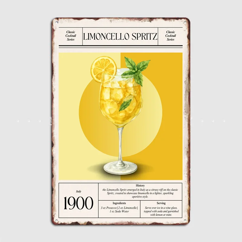 Limoncello Spritz Metal Sign Pub Club Cool Neon Vintage Custom Bedroom Garage Home Wall Decor Poster Room Decoration
Limoncello Spritz Metal Sign Pub Club Cool Neon Vintage Custom Bedroom Garage Home Wall Decor Poster Room Decoration