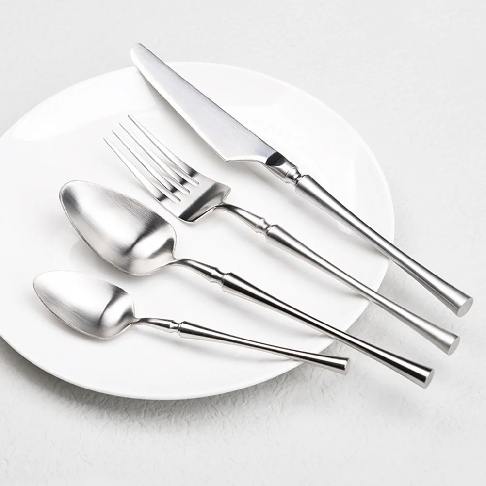 Stainless Steel Set 304 Grade Steak Tableware Kit Smooth Edge Portable Kitchen Supplies Dinner Fork Spoon
Stainless Steel Set 304 Grade Steak Tableware Kit Smooth Edge Portable Kitchen Supplies Dinner Fork Spoon