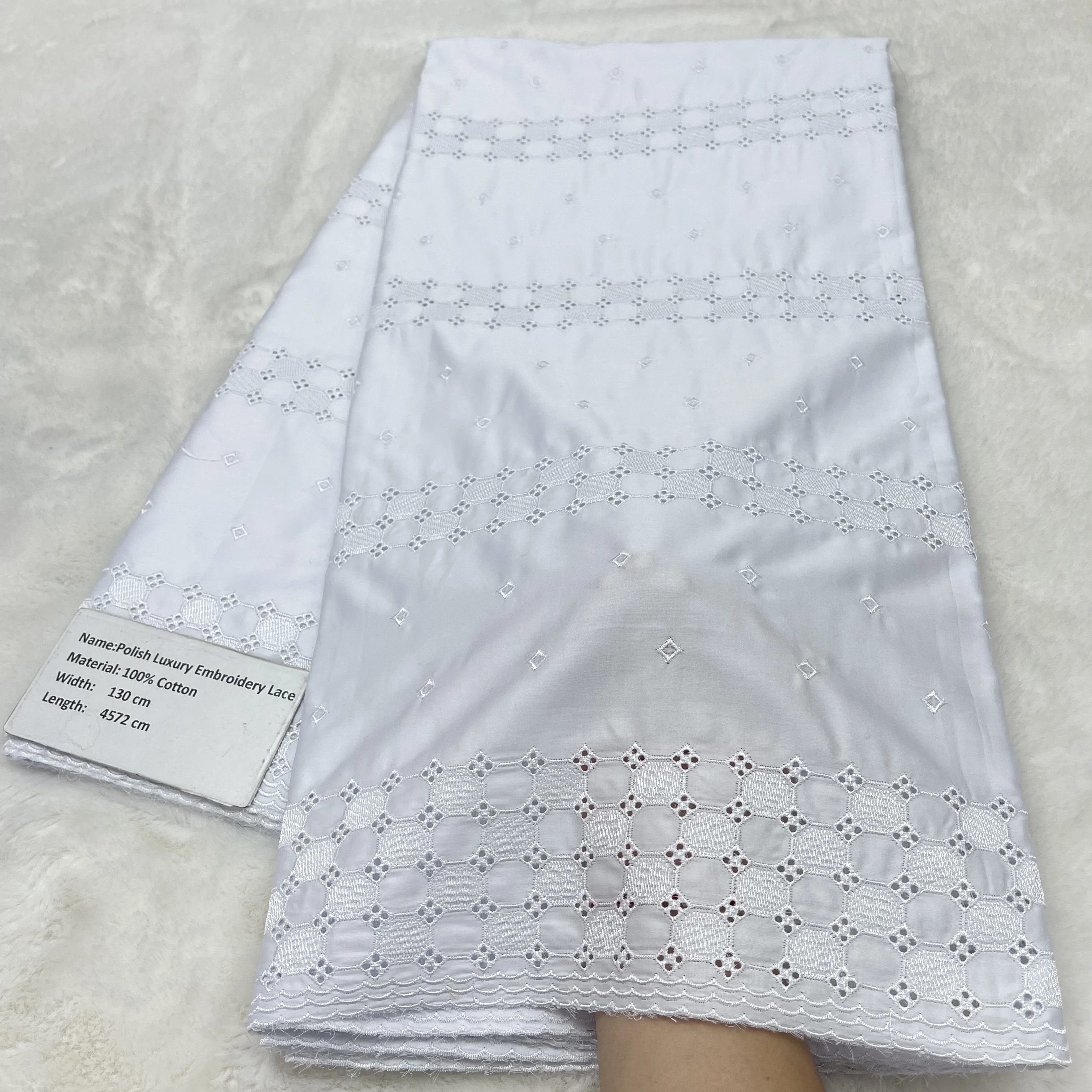 New Design 100%Cotton African Lace Fabric 2026 High Quality Dry Lace Embroidery Nigeria Swiss Voile Lace In Switzerland 5 Yards
New Design 100%Cotton African Lace Fabric 2026 High Quality Dry Lace Embroidery Nigeria Swiss Voile Lace In Switzerland 5 Yards