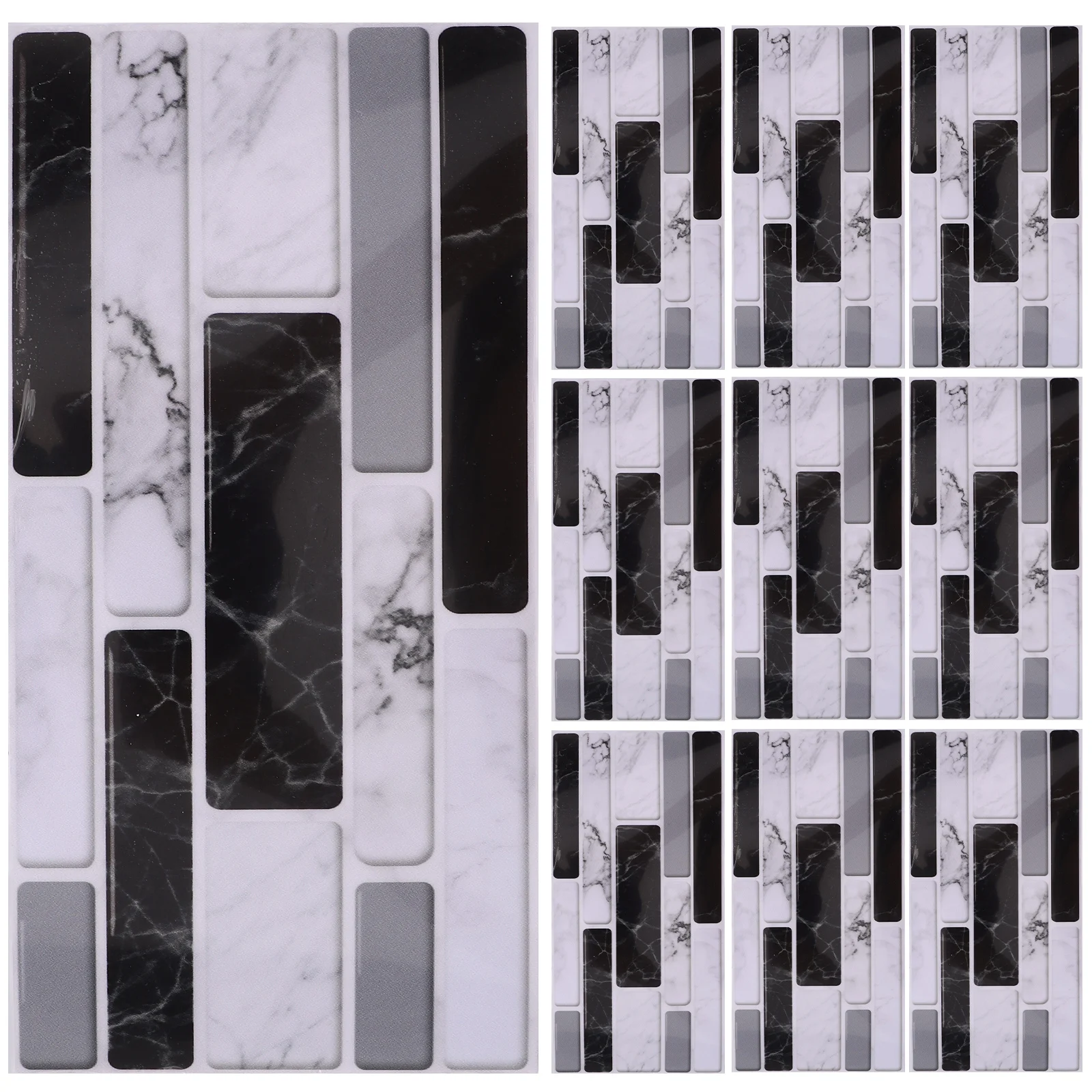 27pcs Marble Look Tiles Self Adhesive Waterproof Kitchen Living Room Decor Peel Stick Backsplash Wall Tile Bathroom Countertop
27pcs Marble Look Tiles Self Adhesive Waterproof Kitchen Living Room Decor Peel Stick Backsplash Wall Tile Bathroom Countertop