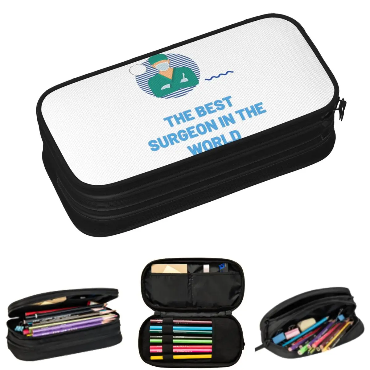 The Best Surgeon In The World Pencil Cases for Student Gifts Pen Box Pencil Bag Big Capacity Pencil Pouch
The Best Surgeon In The World Pencil Cases for Student Gifts Pen Box Pencil Bag Big Capacity Pencil Pouch