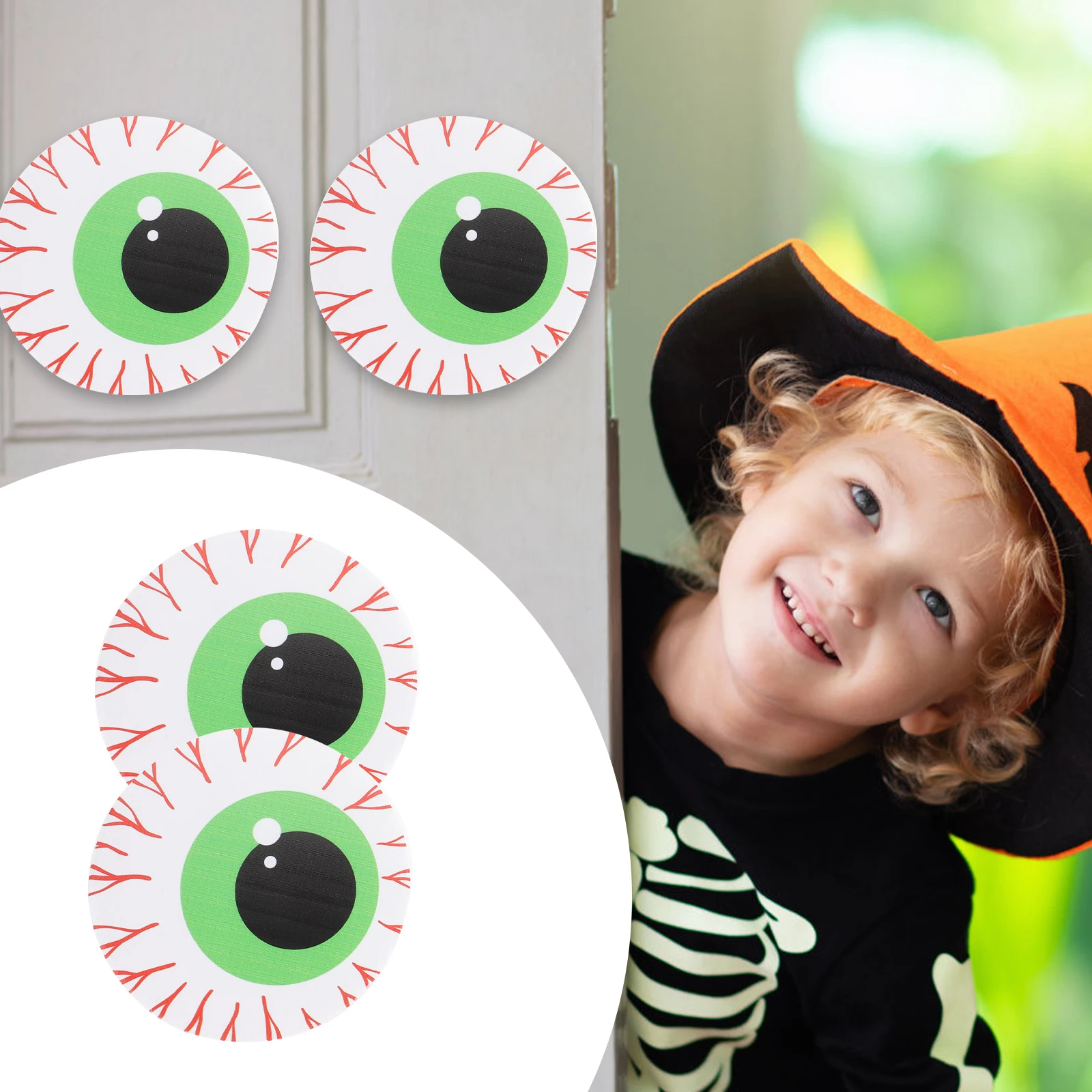 2pcs Green Eye Stickers Horror Decoration Halloween Eyeball Window Decal Realistic Design Easy Apply Remove Versatile Home Decor
2pcs Green Eye Stickers Horror Decoration Halloween Eyeball Window Decal Realistic Design Easy Apply Remove Versatile Home Decor