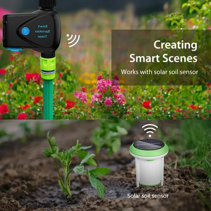 Tuya WiFi Smart Water Device with built-in metering, timing, remote control, smart water valve, automatic garden watering system
Tuya WiFi Smart Water Device with built-in metering, timing, remote control, smart water valve, automatic garden watering system