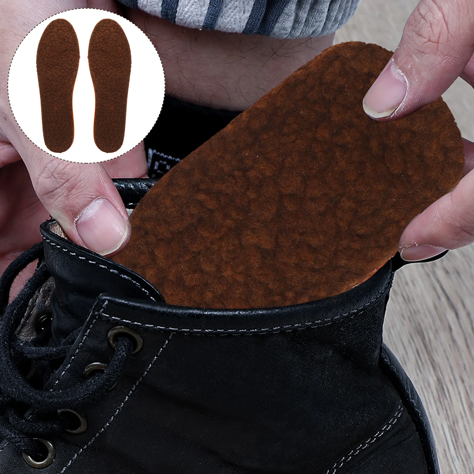 1Pair Winter Insoles Imitation Lambswool Beige Size 33-36 Shock Absorbing Shoe Cushions for Sports and Daily Use
1Pair Winter Insoles Imitation Lambswool Beige Size 33-36 Shock Absorbing Shoe Cushions for Sports and Daily Use