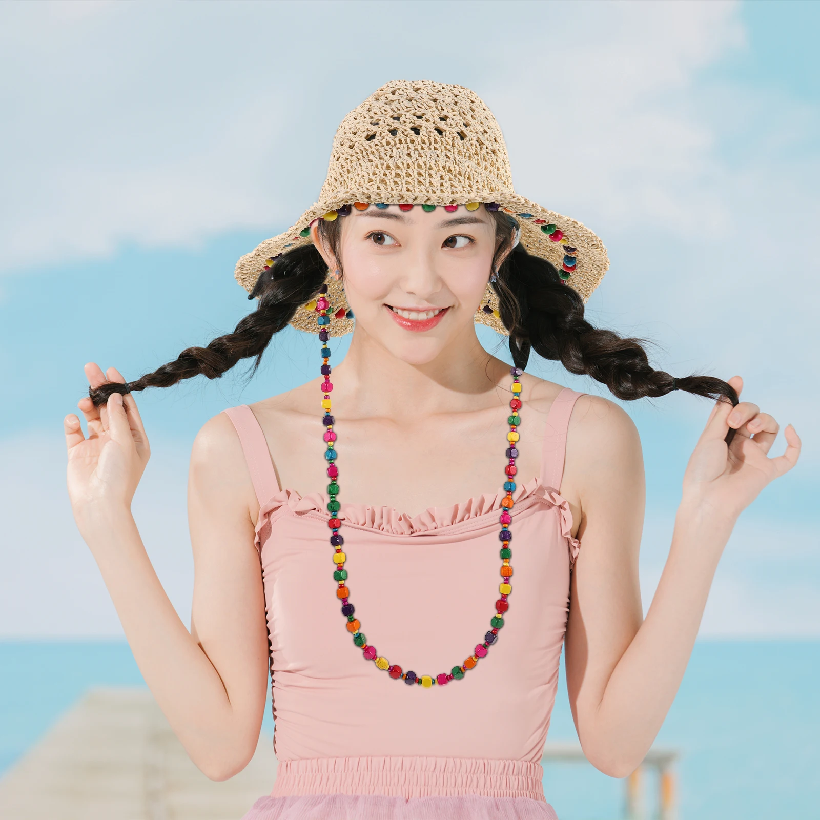 Wide Brim Straw Sun Hat for Women Beach Cowgirl Bucket Hats Ladies Cooling Hot Weather Summer Vacation Outdoor Activities
Wide Brim Straw Sun Hat for Women Beach Cowgirl Bucket Hats Ladies Cooling Hot Weather Summer Vacation Outdoor Activities