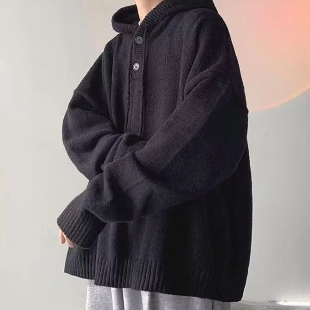 Men Pullover Sweater Men's Hooded Sweater Soft High Elastic Outerwear for Autumn Winter Loose Fit Pullover with Solid for Men
Men Pullover Sweater Men's Hooded Sweater Soft High Elastic Outerwear for Autumn Winter Loose Fit Pullover with Solid for Men