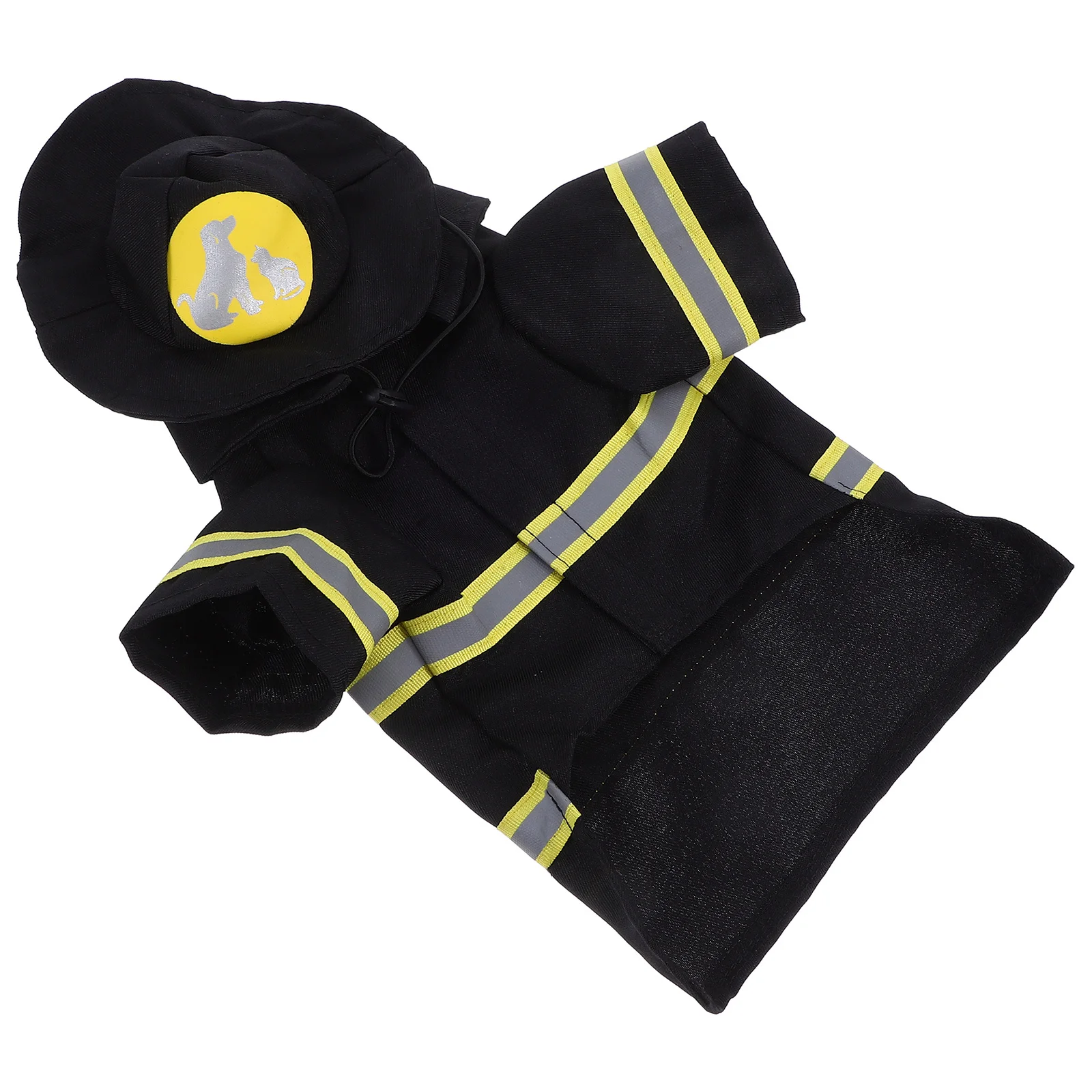 1 Set Pet Dog Clothes Firefighter Uniform Style Cozy Coat For Puppy Cat Costume Party Performance Small S Black Soft Fabric Easy
1 Set Pet Dog Clothes Firefighter Uniform Style Cozy Coat For Puppy Cat Costume Party Performance Small S Black Soft Fabric Easy