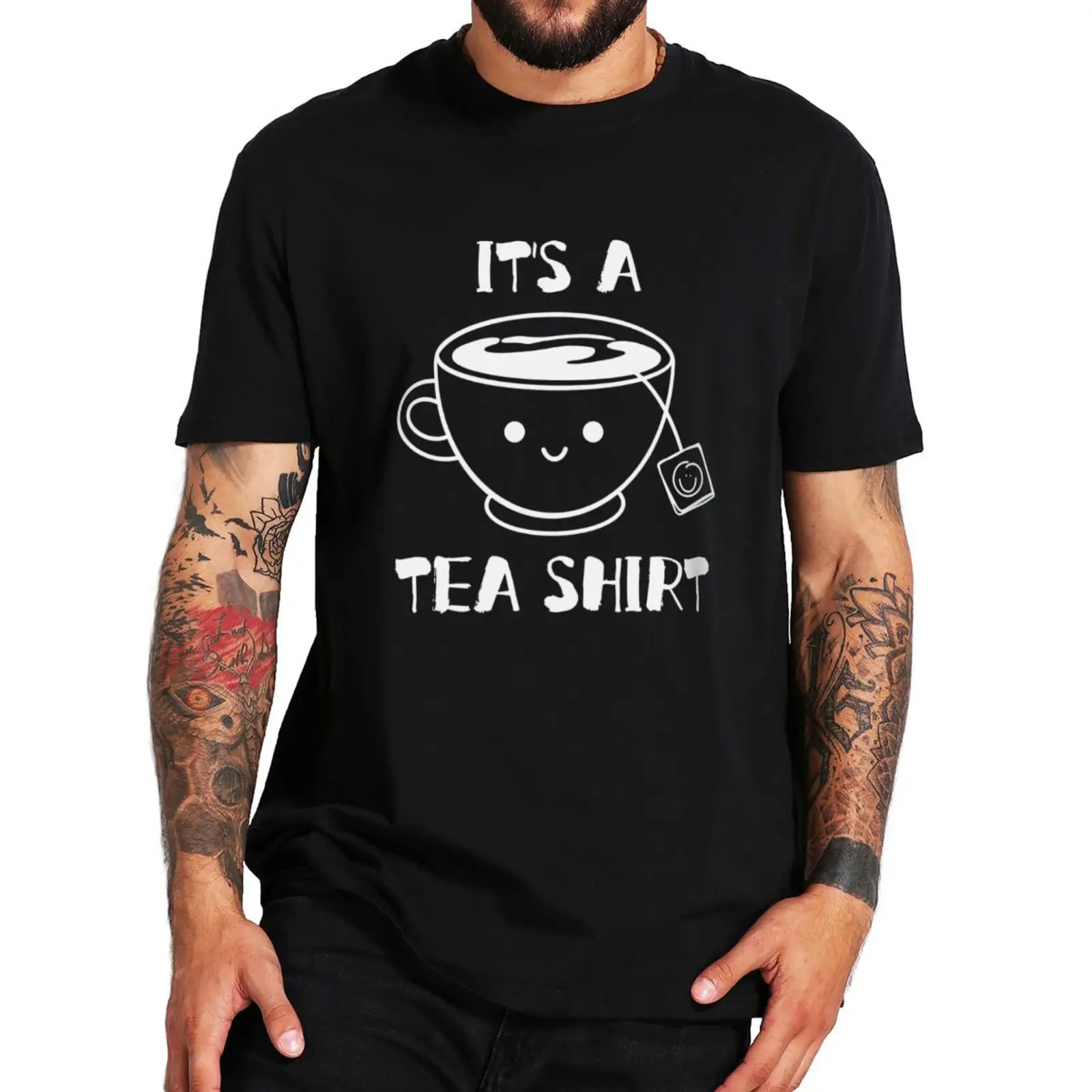 Женская футболка с коротким рукавом It's A Tea, Повседневная футболка унисекс с круглым вырезом и смешным мультипликационным юмором, европейский размер, лето 100%
Женская футболка с коротким рукавом It's A Tea, Повседневная футболка унисекс с круглым вырезом и смешным мультипликационным юмором, европейский размер, лето 100%
