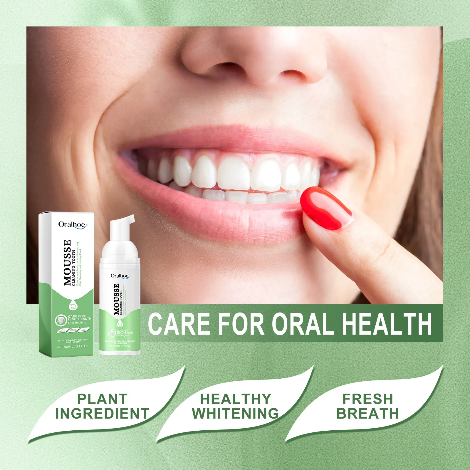 Portable Travel Size Whitening Foam Mousse Deep Clean Tooth Surface Remove Stubborn Stain Fresh Breath For Men Women Daily Use
Portable Travel Size Whitening Foam Mousse Deep Clean Tooth Surface Remove Stubborn Stain Fresh Breath For Men Women Daily Use