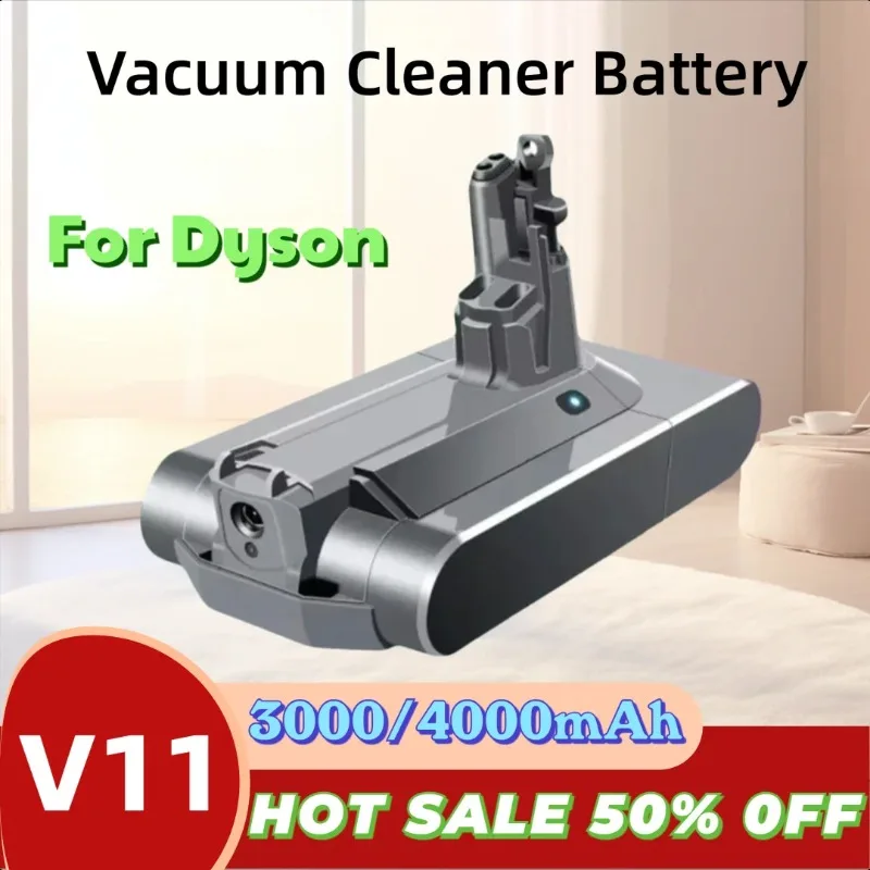 25.5V 4000mAh for Dyson V11 Vacuum Cleaner Battery
25.5V 4000mAh for Dyson V11 Vacuum Cleaner Battery