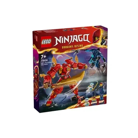 LEGO Ninjago Phantom Ninja 71808 Kai Fire Element Mecha Children's Puzzle Block