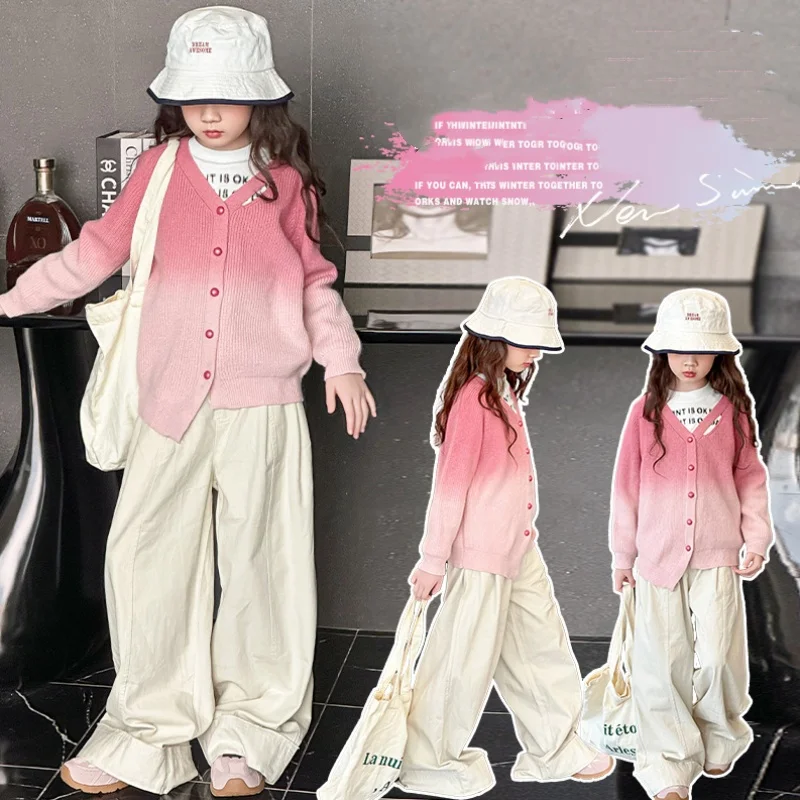 Kids Sweater Ages 2-9Y Baby Girl Casual Fashion Spring&Autumn Tie-Dye Knitwear Tween Vintage Outfit Child Korean Style Knitted
Kids Sweater Ages 2-9Y Baby Girl Casual Fashion Spring&Autumn Tie-Dye Knitwear Tween Vintage Outfit Child Korean Style Knitted