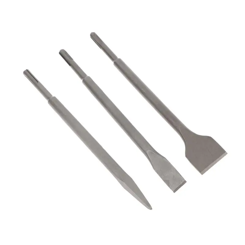 3Pcs SDS-Plus Shank Chisel Set For Rotary Hammer Drills Masonry Concrete Drill Bit Kit Include Point Flat Scaling Chisels
3Pcs SDS-Plus Shank Chisel Set For Rotary Hammer Drills Masonry Concrete Drill Bit Kit Include Point Flat Scaling Chisels
