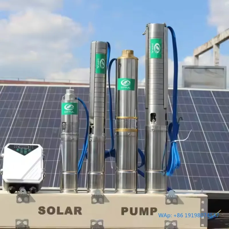 2HP DC Solar Submersible Deep Well Water Pump System
2HP DC Solar Submersible Deep Well Water Pump System