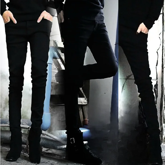 Мужские джинсы-скинни Teenage Pure Bla, модные, эластичные, облегающие, в корейском стиле, удлиняющие ноги, длинные брюки
Мужские джинсы-скинни Teenage Pure Bla, модные, эластичные, облегающие, в корейском стиле, удлиняющие ноги, длинные брюки