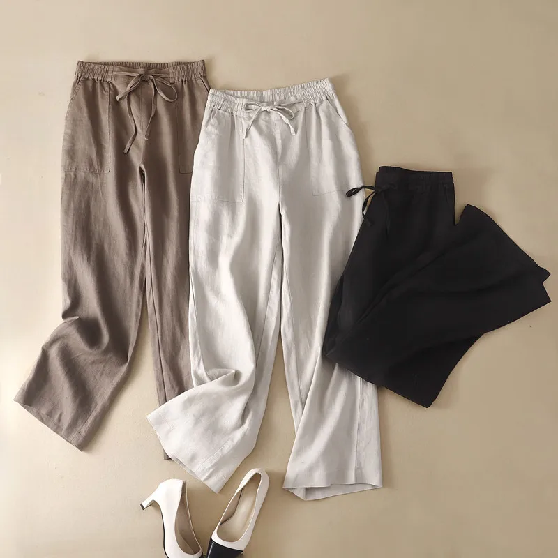 Cotton Linen Spring Women Wide Leg Yoga Pant Loose High Waist Sweatpant Running Jogger Fitness Gym Workout Casual Pant Plus Size
Cotton Linen Spring Women Wide Leg Yoga Pant Loose High Waist Sweatpant Running Jogger Fitness Gym Workout Casual Pant Plus Size
