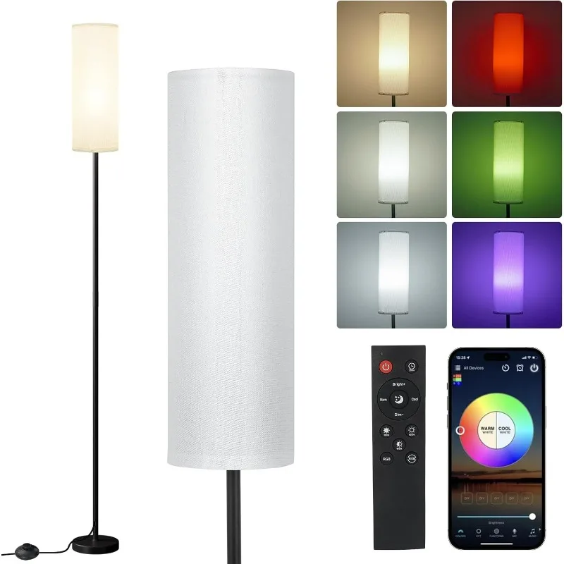 Frideko Floor Lamps for Living Room, Dimmable Colors Temperature & Brightness, 68.11" Modern Floor Lamp Remote, Tall Standing
Frideko Floor Lamps for Living Room, Dimmable Colors Temperature & Brightness, 68.11" Modern Floor Lamp Remote, Tall Standing